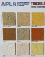 APLA Tencoplast Silicon- Tencuială  Decorativa  Structurata K,F  ALBA,24kg. - imagine 7
