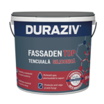 DURAZIV FASSADEN TOP Tencuială decorativă granulată MD (“bob de orez”) siliconică albă (1,0 mm, 1,5 mm şi 2 mm), Alba / Tra. 25KG