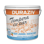 DURAZIV Tempera cu var – Vopsea albă pentru interior 5L