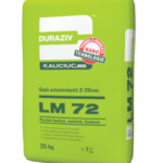 DURAZIV LM 72 cu Kauciuc® Șapă autonivelantă cu Kauciuc®, din ciment,ipsos și sulfat de calciu, interior, 2-20mm, TL 35 min-25 kg