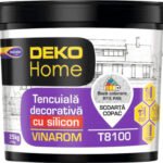 DEKO Home T8100 tencuiala decorativa cu silicon Vinarom R15: Crem36,Bej14,Galben13,Maro Brun 94 25 KG