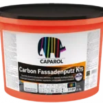 Carbon Fassadenputz K15,K20,K30 - Tencuială decorativă - structură bob lângă bob, granulă de 1,5, 2,0, 3,0 mm-25kg- alba