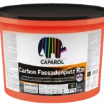 Carbon Fassadenputz R20,R30- Tencuială decorativă - structură zgâriată, granulă de 1,5,2,0,3,0 mm-25kg-alba