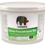 Silikat-Fassadenputz R 15,20,30 - Tencuială decorativă  structurata zgâriată sau bob linga bob, ALB-25kg