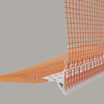 Profil de colț cu picurător Capatect Tropfkantenprofil Profil din PVC cu picurător, prevăzut cu plasă de armare 2,5m/buc