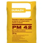 DURAZIV PM 42 - Tencuială pe bază de var-ciment int/ext 30KG