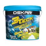 Oskar 3TECK Tencuială decorativa siliconică structurata bob de orez/scoarta de copac – 25kg