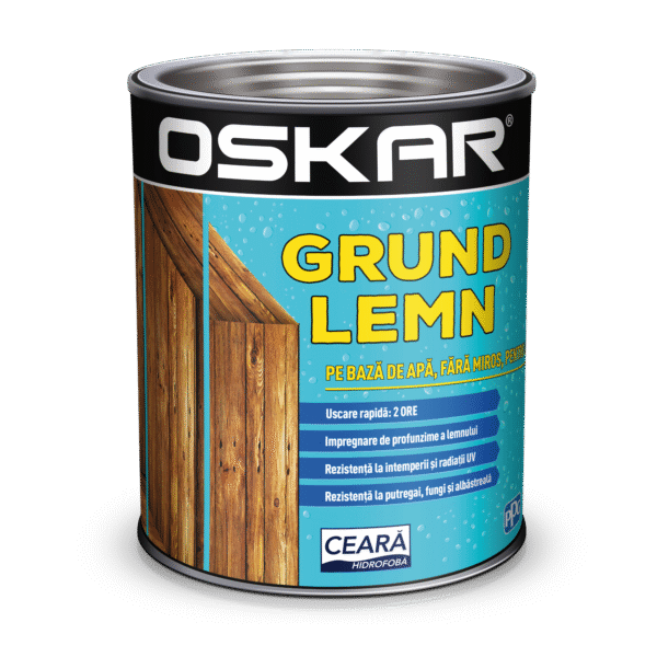 Oskar,Grund pentru lemn pe baza de apa, incolor, 2.5 L