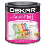 Vopsea mata pentru lemn si metal, Oskar Aqua Matt 2.5 L