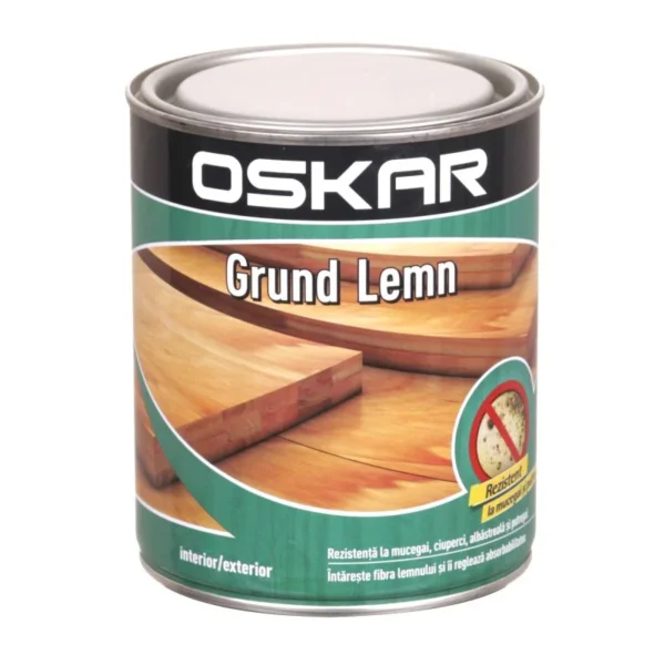Oskar, grund lemn interior/exterior, antimucegai , 2.5 L