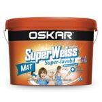 Vopsea superlavabila alba si anti-mucegai pentru interior Oskar Superweiss Mat, 25Lt
