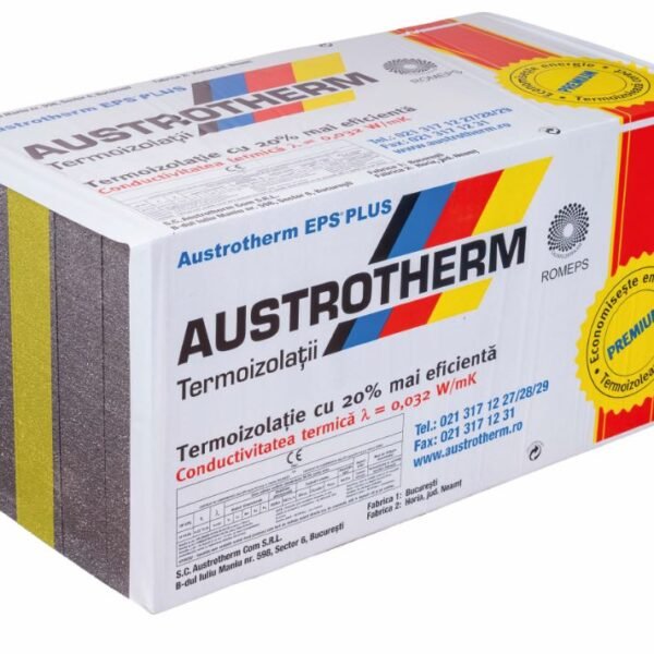-Polistiren expandat GRAFITAT Austrotherm EPS AF100 PLUS 80mm, 3mp/0,24mc/6buc/pach