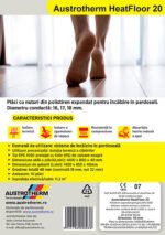 Polistiren cu nuturi pentru incalzire in pardoseala Austrotherm HeatFloor 20, 11,2 mp/10placi/pach - imagine 2