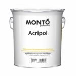 Vopsea poliuretanica bicomponenta pentru medii agresive sau industriale din ciment, lemn, metal, ceramica, ALB SATINAT, Acripol, Monto, 600ml - imagine 2