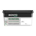 Vopsea ECOLOGICA PREMIUM pentru pereți și tavane, mortar de ciment, beton si cărămidă de interior, Monto, 4L