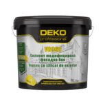 DEKO V8068 vopsea ultra-lavabila alba  cu SILICAT pentru exterior si interior 15 l