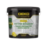 DEKO V8069 vopsea ultra-lavabila alba  ELASTOMERICA pentru exterior 15 l