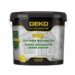 DEKO V8069 vopsea ultra-lavabila alba  ELASTOMERICA pentru exterior 15 l